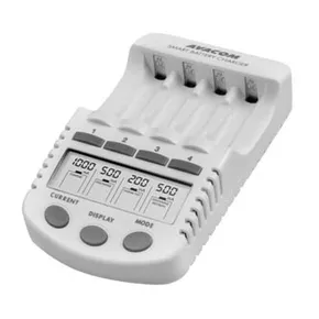 Avacom, Inteligentes Ladegerät, JVL-505, für 4 Stk AA/AAA, NiMH, Ni-Cd, 220V (el.síť), Ladung der einzelnen Zellen